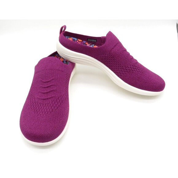 Revitalign Women's Purple Slip-On Shoes Floral Insole Cushioned 9.5 NEW - Picture 3 of 8